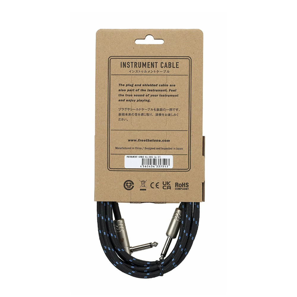 FREE THE TONE CU-7030 S/L 樂器編織導線 3米【敦煌樂器】, , large