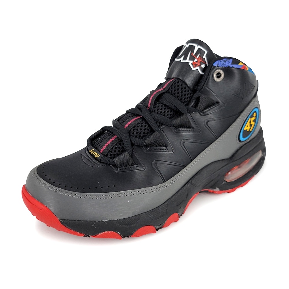 JUMP將門 高筒氣墊籃球男鞋 男運動鞋 籃球鞋 氣墊鞋 MIT台灣製造 輕量 透氣 抗菌 防臭 耐磨 止滑 白黑 黑, , large