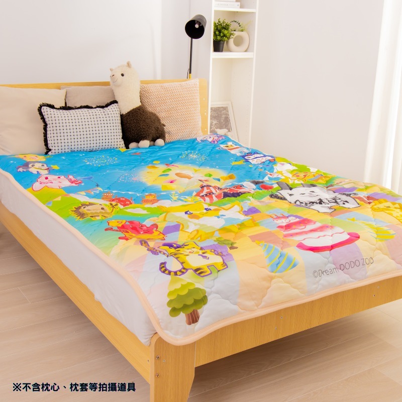 【CINN卓瑩光波 × Dream DODO Zoo】奈米遠紅外線 夢想方塊動物園毯被  145×115 cm, , large