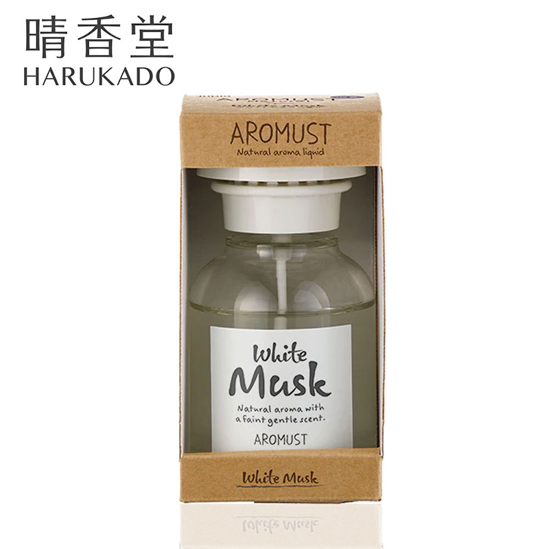 〔本野有限公司〕日本晴香堂室內芳香液白瓶 白麝香210ml-2入, , large