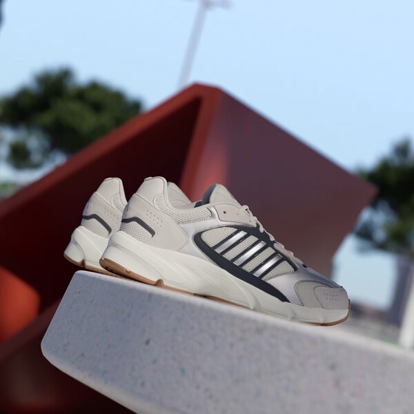 Adidas Crazychaos 2000 男 慢跑鞋 運動 休閒 復古 跑鞋 緩震 透氣 乳白 銀 [IG4351], , large
