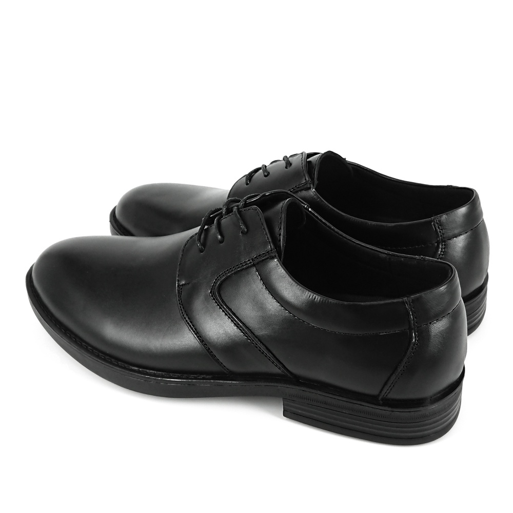 男真皮皮鞋 商務皮鞋 英倫皮鞋 休閒皮鞋 正式皮鞋 學生皮鞋 透氣 不悶熱 柔軟 舒適 減壓 止滑 耐走 耐久站 925黑, , large