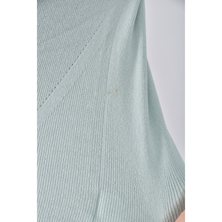 (S) giordano ladies質感V領綠色外套二手衣, , large