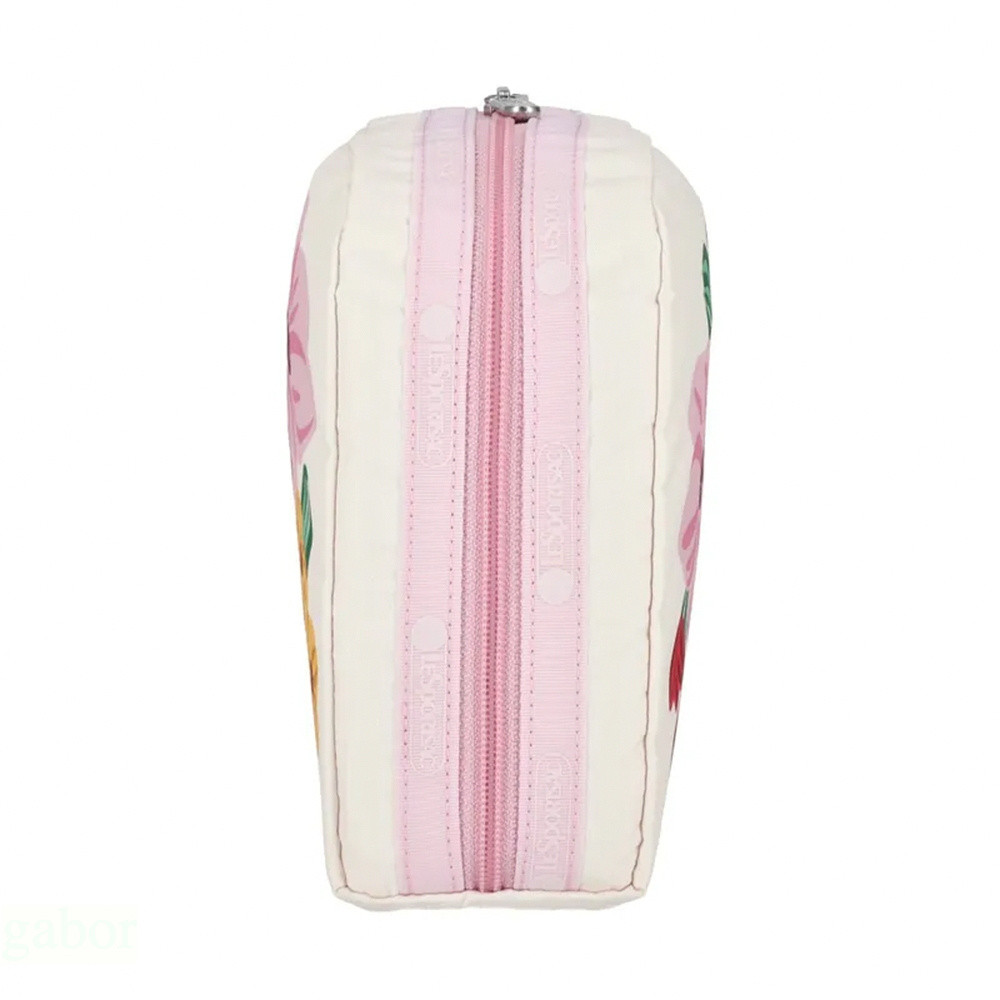 LeSportsac Extra Large Rectangular Cosmetic 加大型化妝包 -粉紅花漾, , large