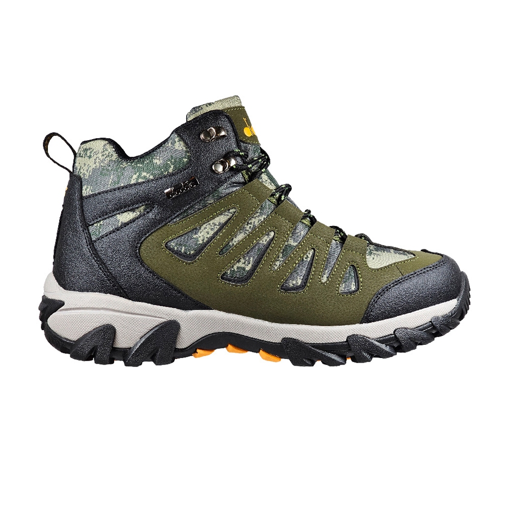 DIADORA迪亞多那 抗水機能越野鞋 男運動鞋 男鞋 登山鞋 防水 寬楦 足弓支撐 緩衝 吸震 耐磨 止滑 軍綠 卡其, , large