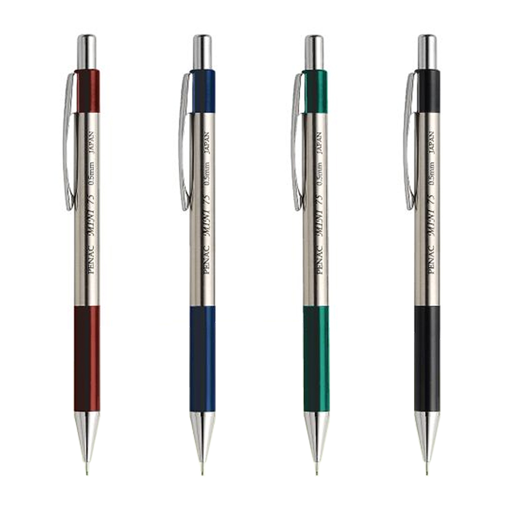 【O.B.】PENAC Mini 75 自動鉛筆 0.5mm 筆桿顏色隨機 /支 SC3001, , large