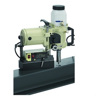 WIN五金 台灣製造 清山牌 FM35A-220V 磁性鑽孔機 磁性鑽台 鋼構鑽台 磁力鑽孔機 攻牙機 鑽孔機 臥式磁性鑽孔機, , large