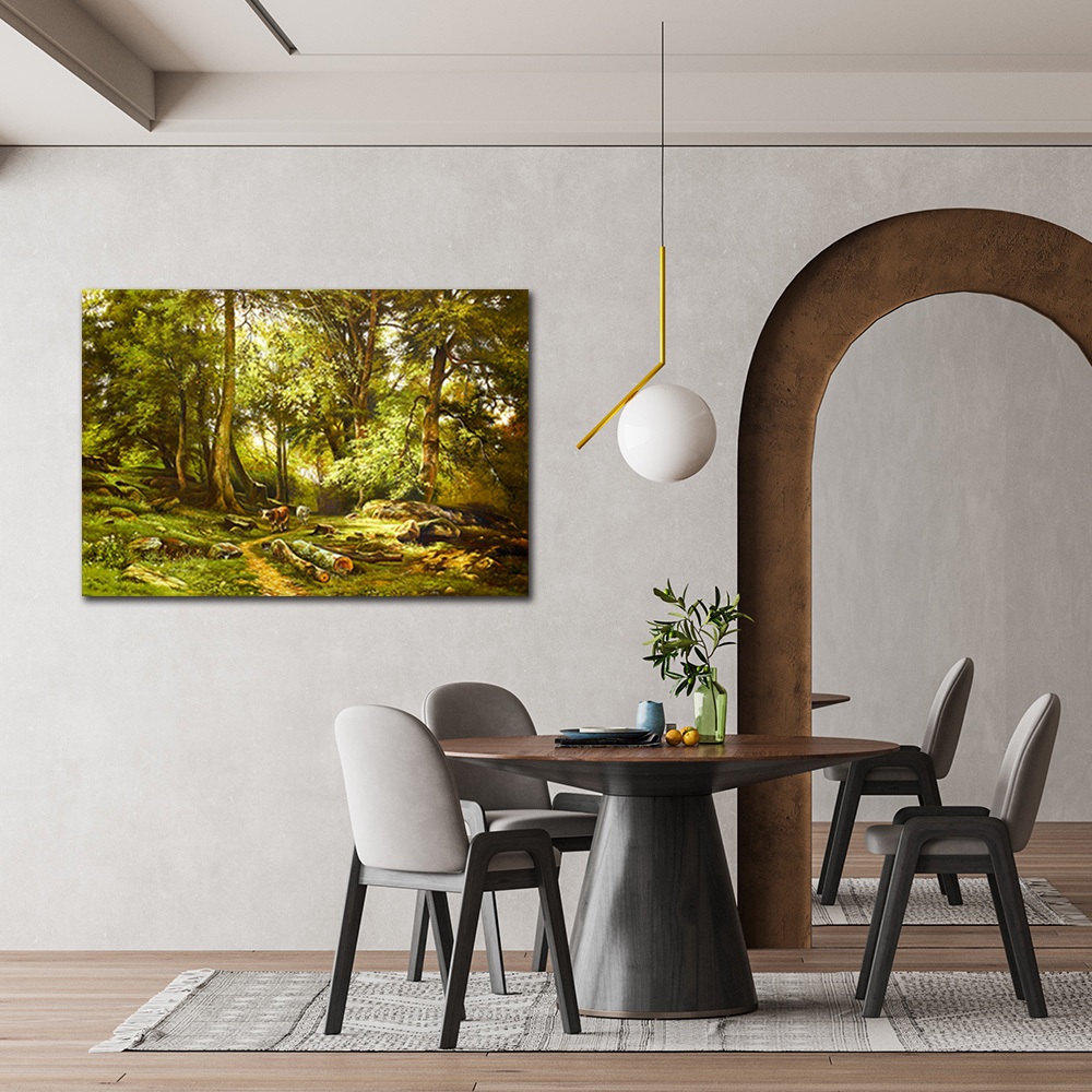 【御畫房】牛轉乾坤 國家一級畫師手繪油畫60×90cm(VF-93), , large