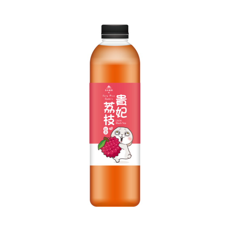 皇世嚴選x好想兔貴妃荔枝紅冷泡茶800ml, , large