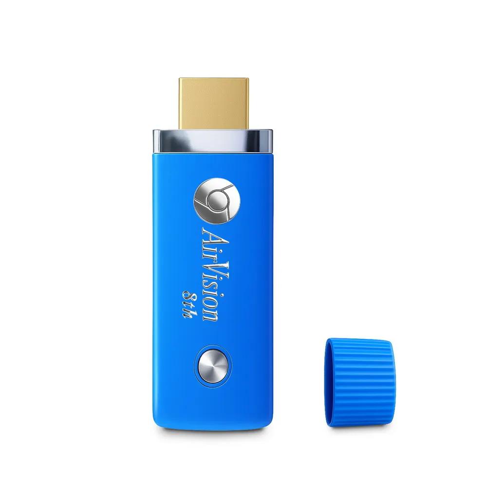 [8th Gen AirVision] Ultimate Vision HDMI Wireless Display Dongle (with 4 Gifts) (Ocean Blue ), , large