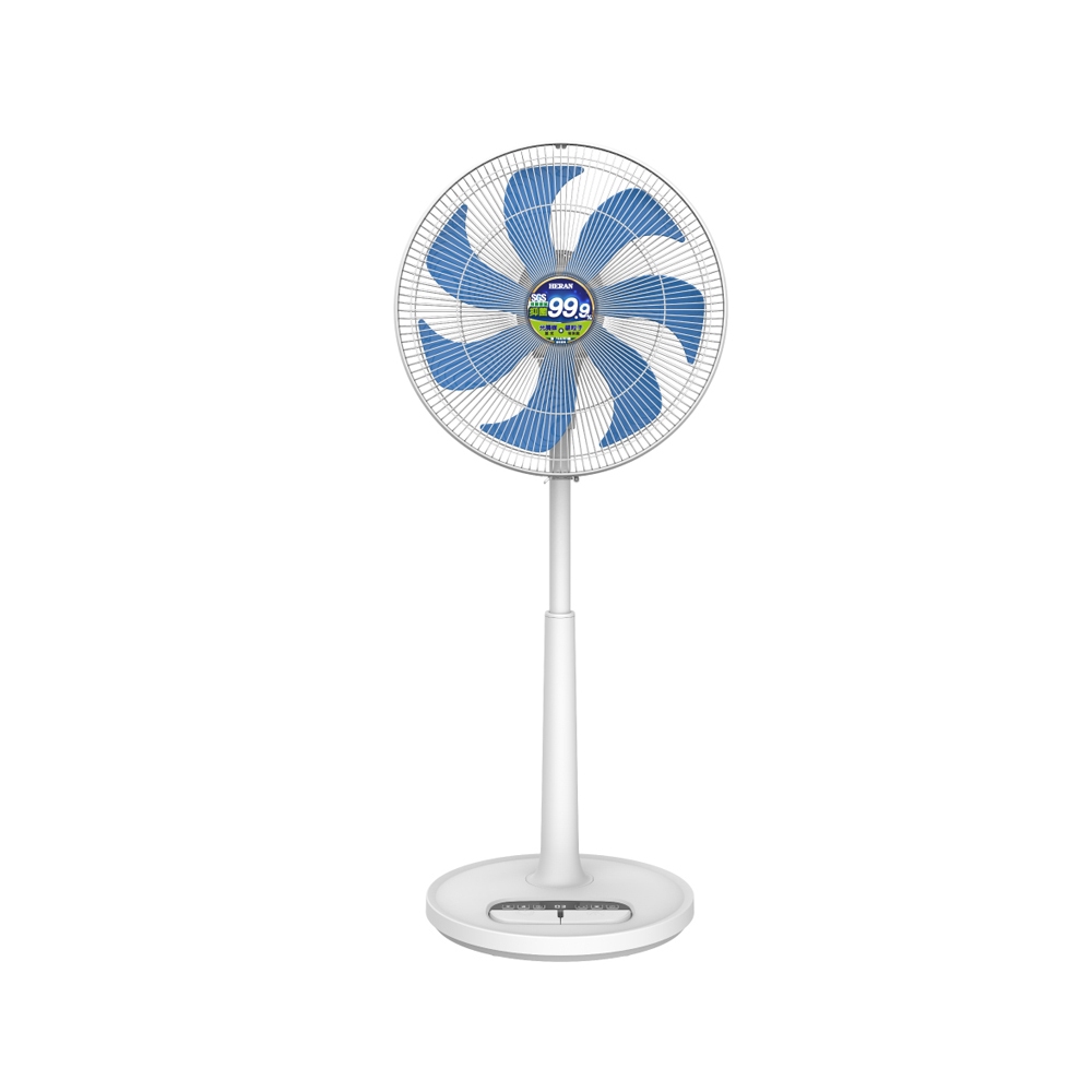 HERAN 14” Nano Silver Dual Antibacterial DC Remote Fan Standing Fan HDF-14AH72B, , large
