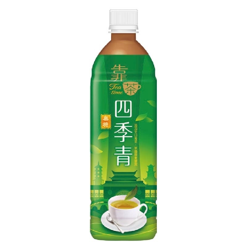 波蜜靠茶四季青茶580ml, , large