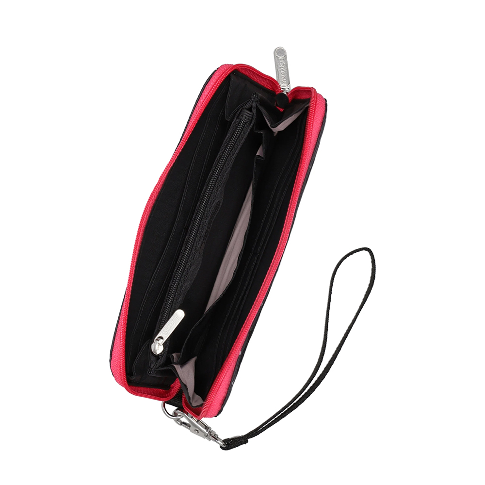 Lesportsac Tech Wallet Wristlet 腕帶錢包 手拿包 鈔票夾 卡夾 送禮 禮物 推薦 女包(俏皮圓點), , large