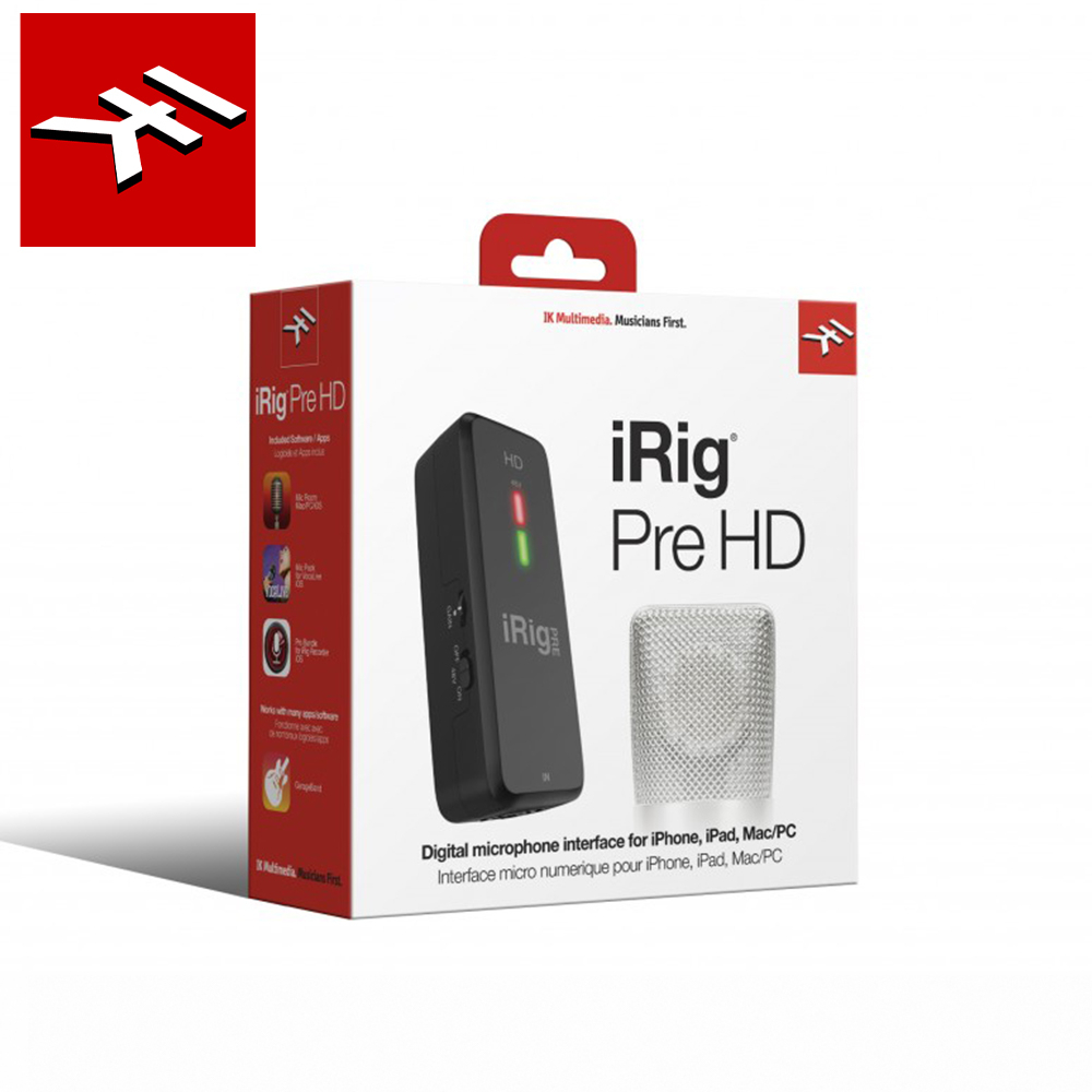 IK Multimedia iRig Pre HD 麥克風行動錄音介面【敦煌樂器】, , large