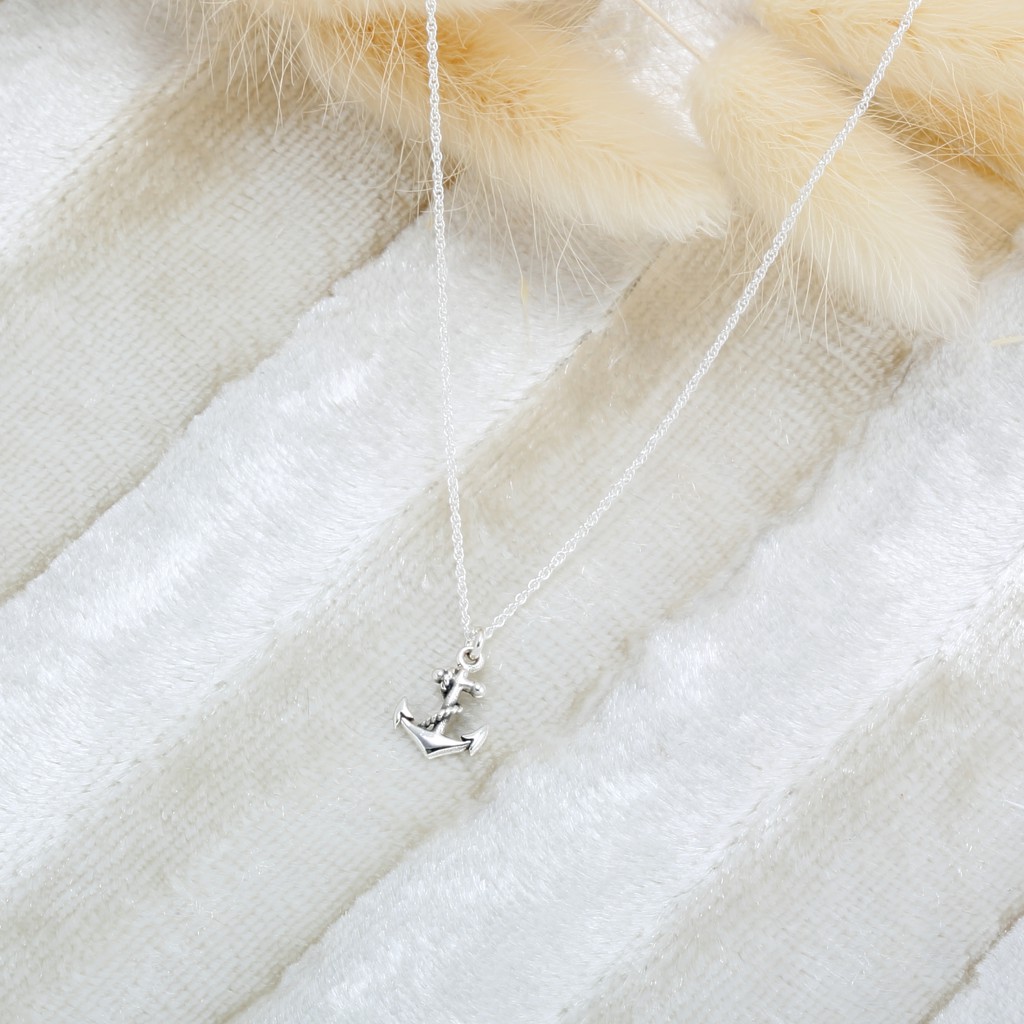 【Angel & Me】定情 繩結 船錨 (小) s925純銀項鍊 情人節禮物, , large