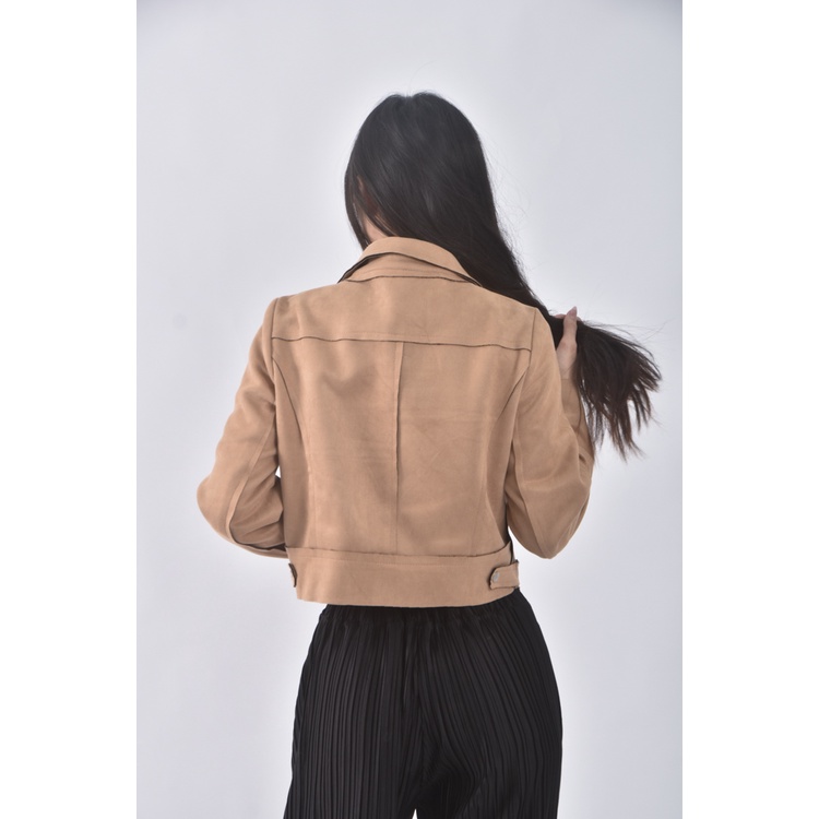 (S) girls monday質感棉質棕色外套二手衣, , large