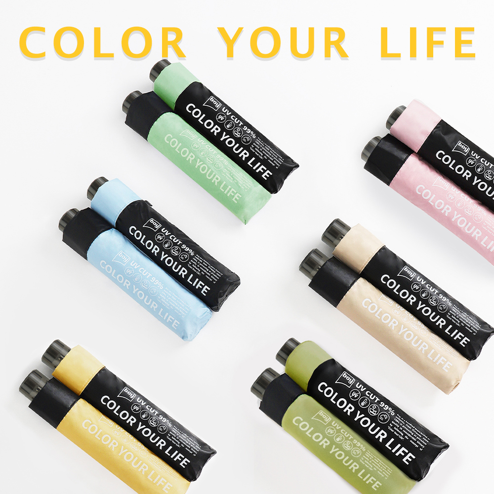 【德國boy】三折超輕黑膠防曬傘, , large