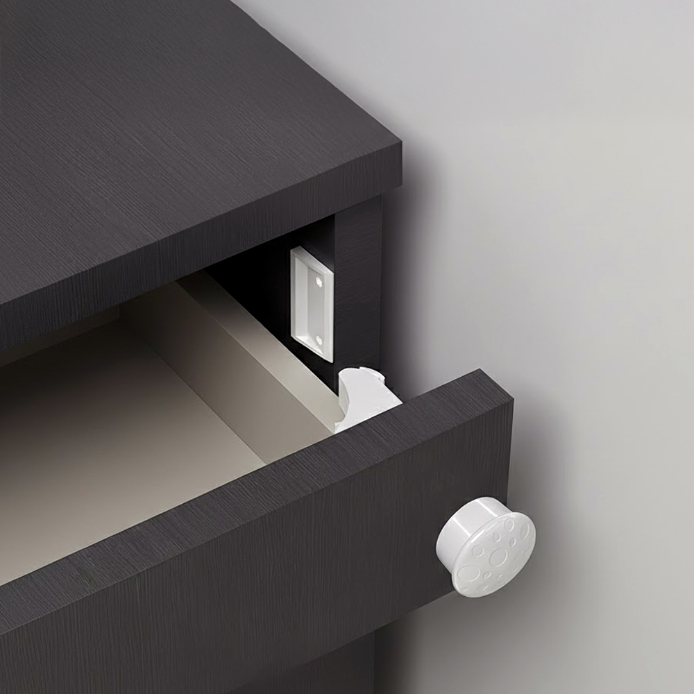 【上手家居】隱形磁吸安全鎖-4套組(抽屜鎖/兒童安全鎖/安全扣/磁力鎖/感應鎖), , large