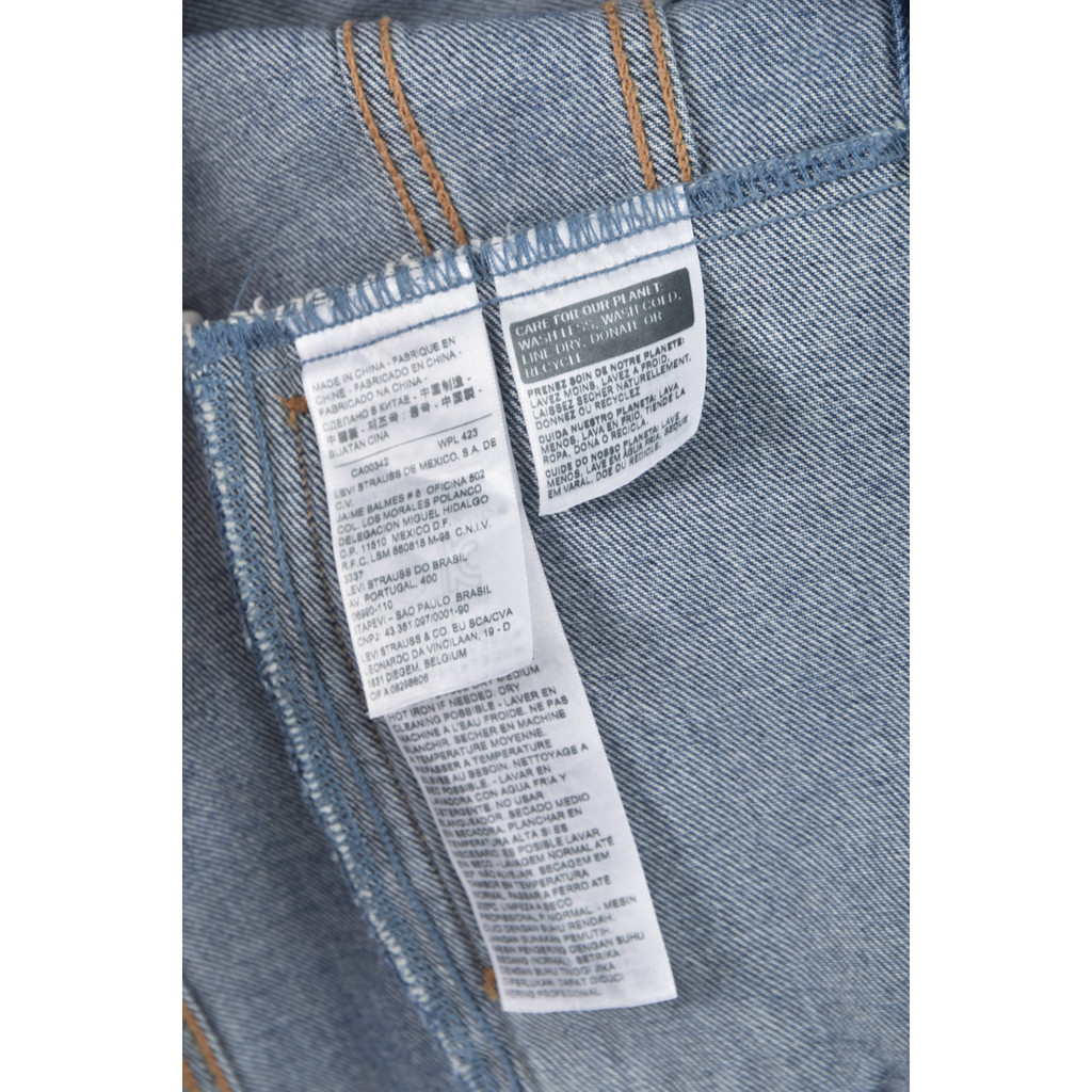 (S) levis丹寧牛仔棉質純棉藍色外套二手衣, , large