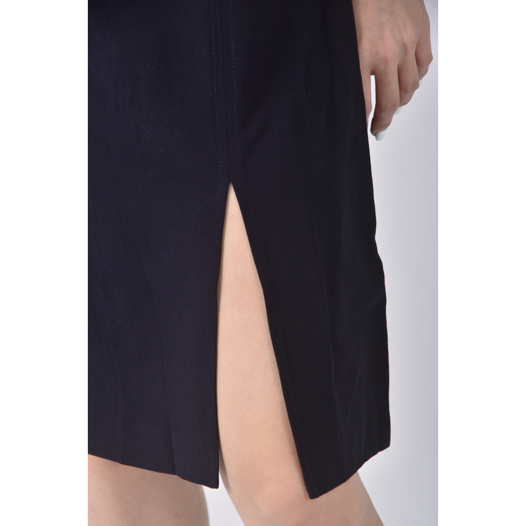 (L) benetton formula質感藍色短裙二手衣, , large