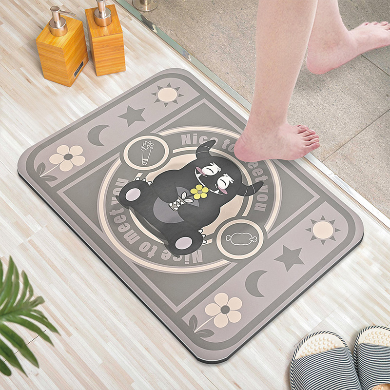 【Monster】 Soft Diatomaceous Earth Absorbent Mat (60x40cm) &ndash; Magic Monster, , large