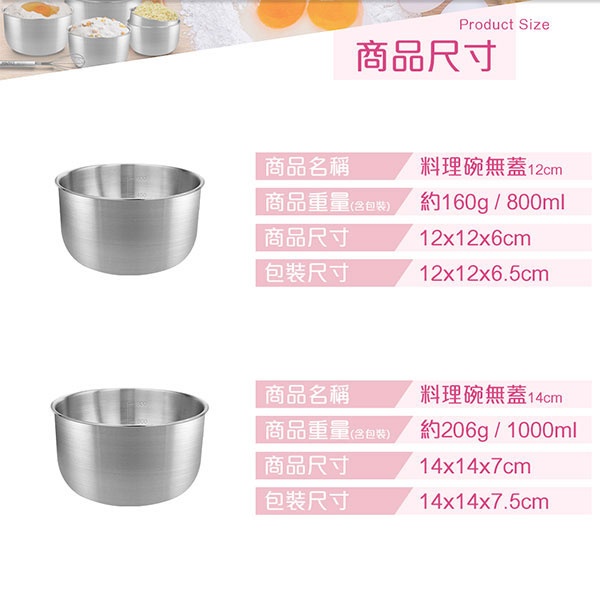 PERFECT 理想牌 極緻316不鏽鋼調理碗 無蓋22cm-Leidea樂德兒, , large