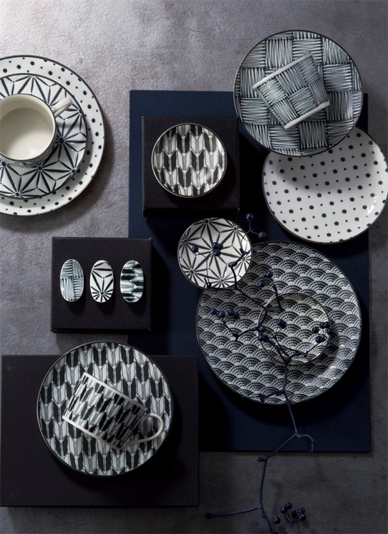 【毓秀堂】AWASAKA komon 餐盤(市松), , large