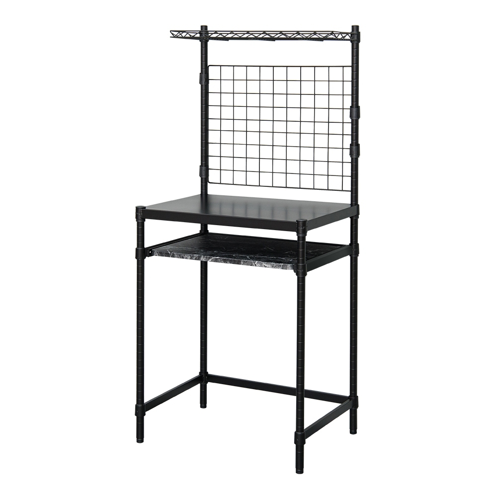 【Y HOUSE】Small desk, work desk, computer desk, office desk, multi-function desk-60x45x135cm- black, , large
