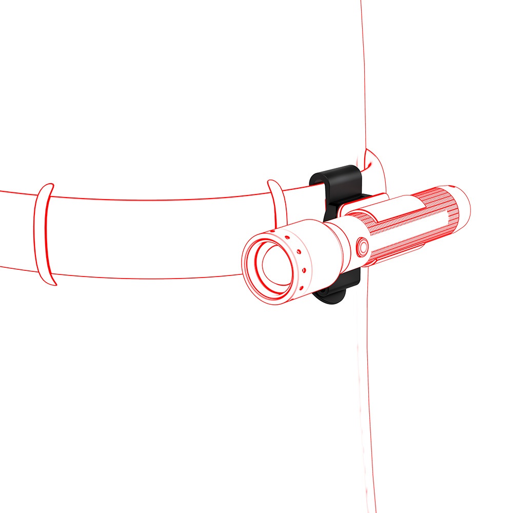 H系列頭燈專用旋轉夾, , large