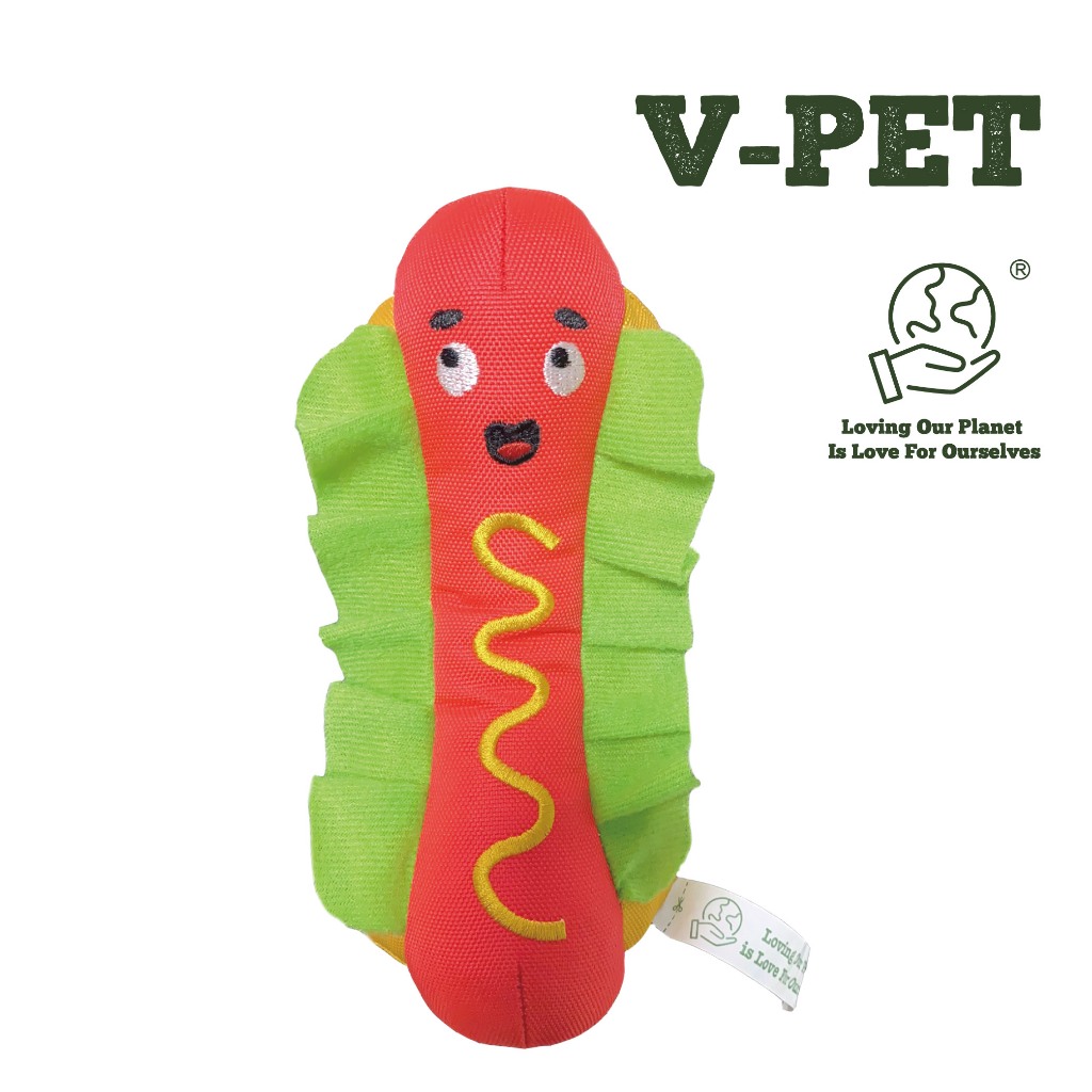 Maogougo貓狗購 ✨總代理現貨✨狗狗【美食】環保材料玩具 V-PET 玩偶 （共4款）寵物玩具 狗玩具 狗狗玩具, , large