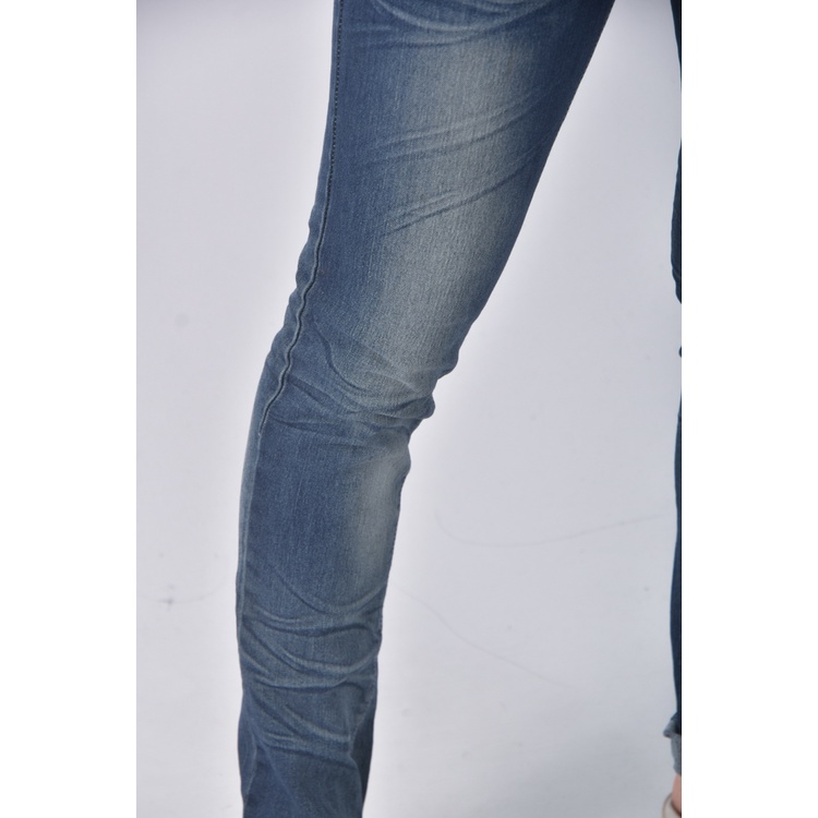 (XL) jeans tankbest丹寧牛仔質感棉質藍色長褲二手衣, , large