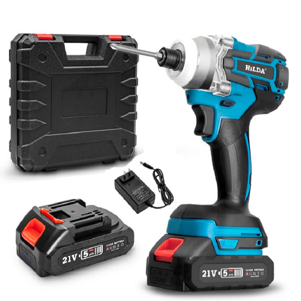 【HILDA】希爾達電動工具 21V 雙電 無刷衝擊起子 HL21-NI2, , large