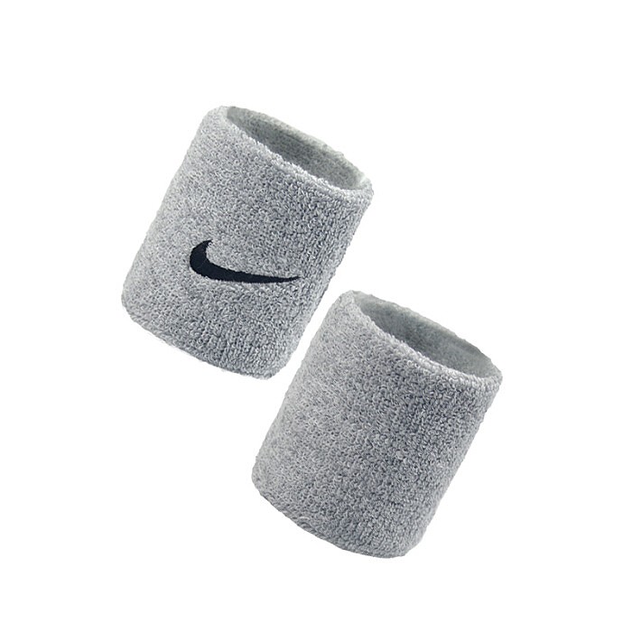 NIKE 吸汗 SWOOSH 單色腕帶 護腕 BASKETBALL系列 NNN04 雙入裝 【樂買網】, , large