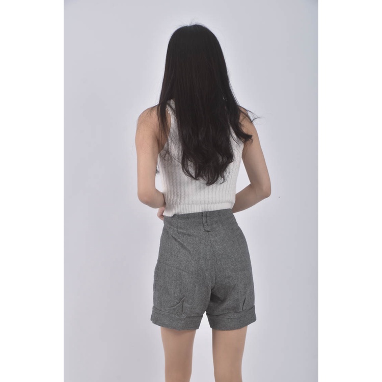 (2XL) t paris高腰混色灰色短褲二手衣, , large
