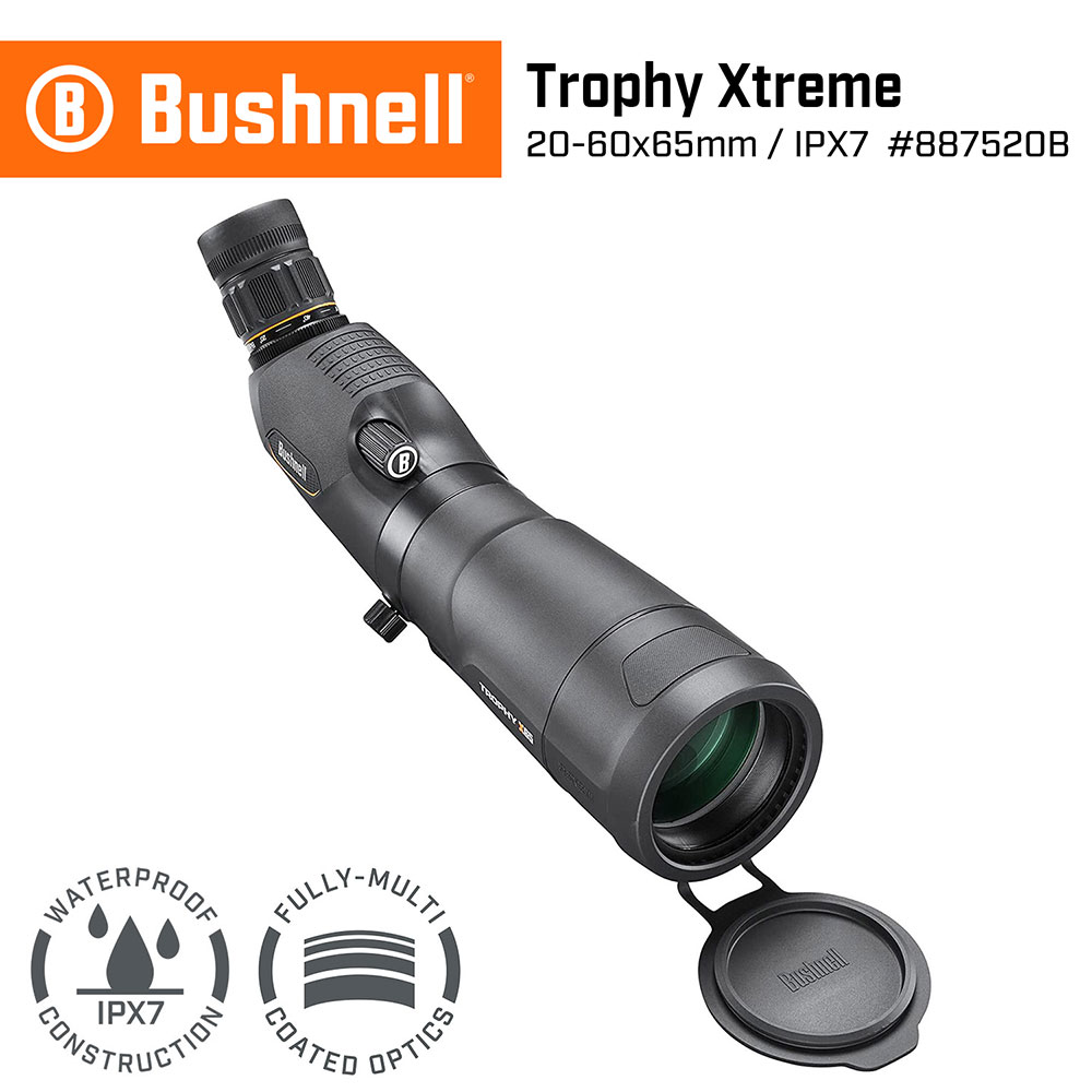 【美國 Bushnell】Trophy Xtreme 極限錦標系列 20-60x65mm 專業級賞鳥型單筒望遠鏡 傾角型 887520B, , large