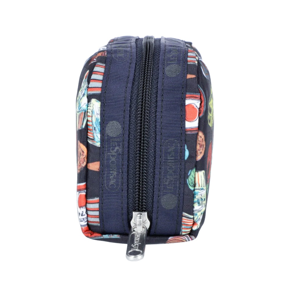 |快速出貨|Lesportsac Rectangular Cosmetic 長形化妝包/ 紐約美食插畫風, , large