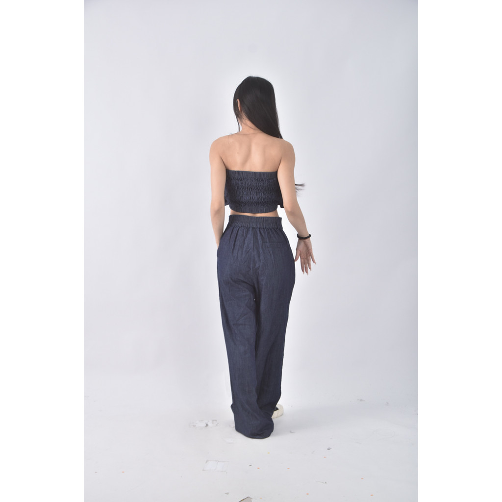 (M) jccrew無袖藍色套裝二手衣, , large