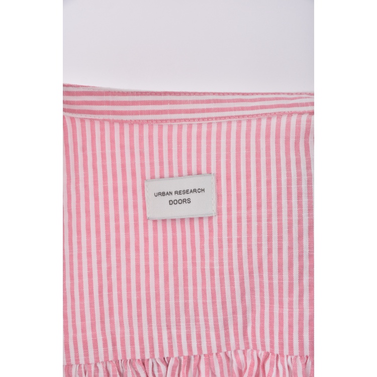 (2XL) urban research doors條紋粉色洋裝二手衣, , large