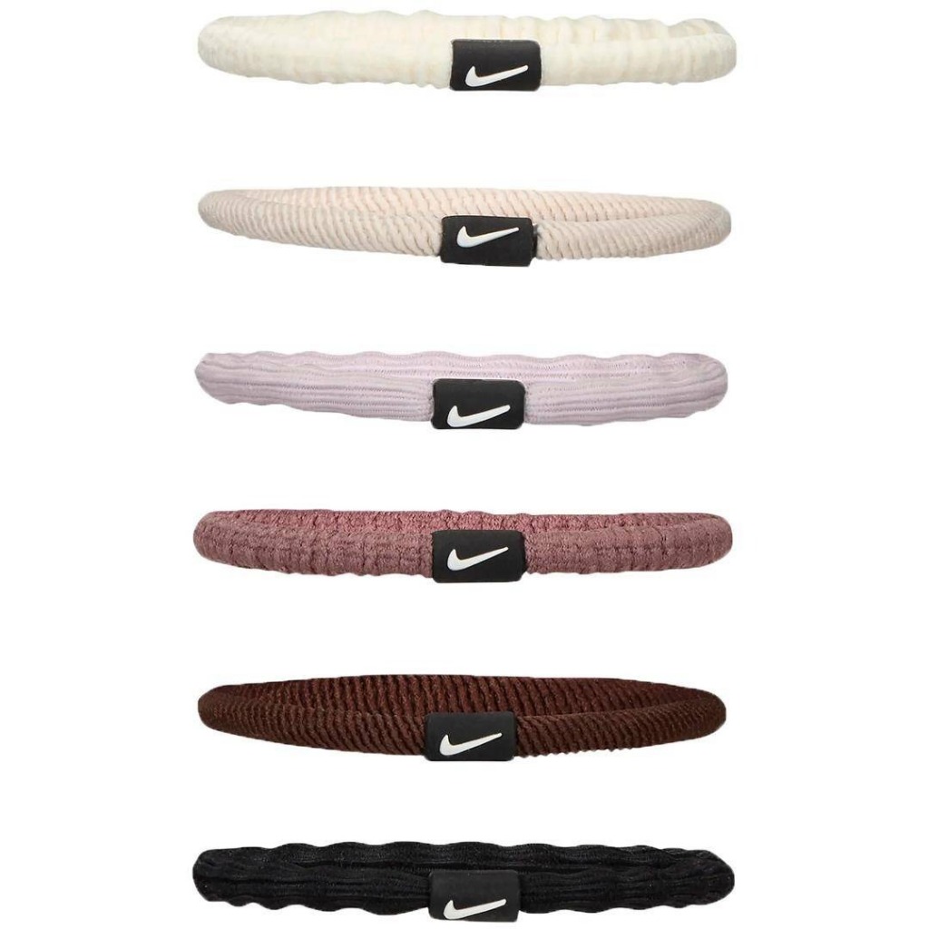 NIKE FLEX 髮圈 6PK  髮飾 髮束 綁頭髮 6入 N1009194 24FWO【樂買網】, , large