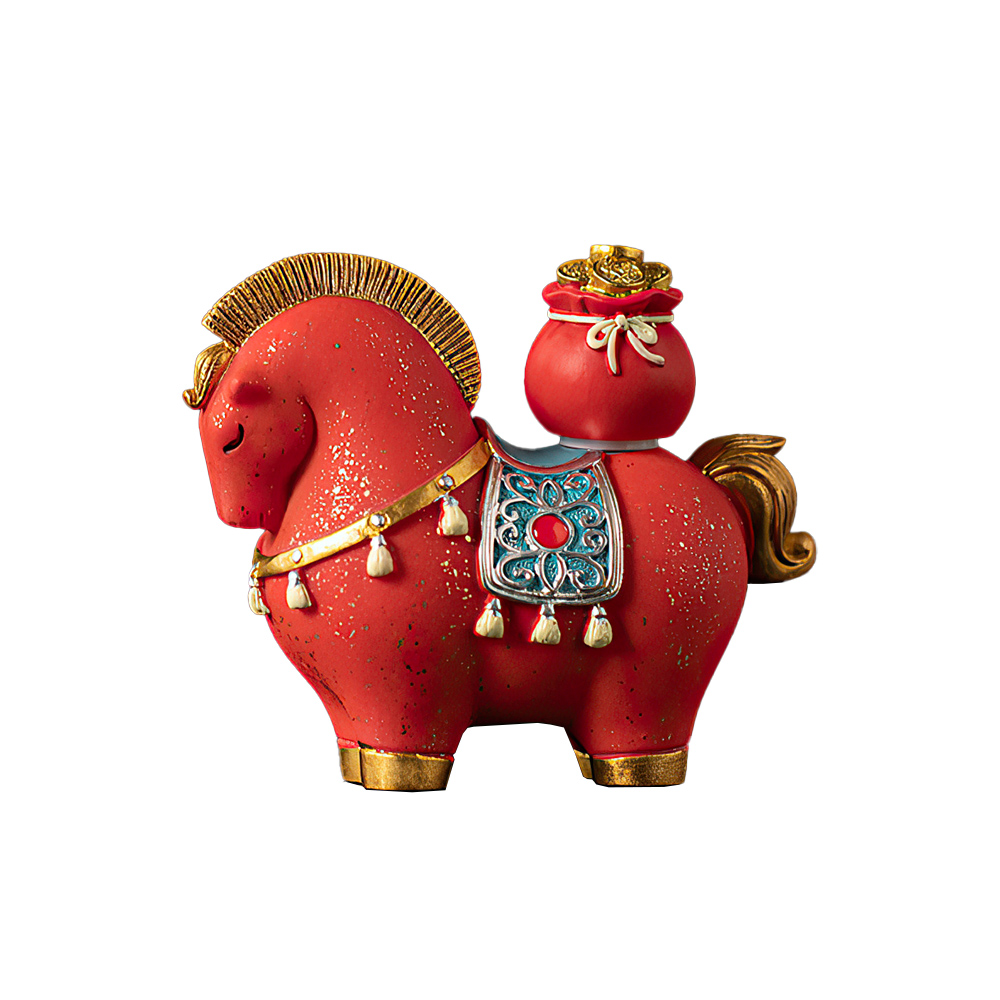 red-horse-ornament, , large