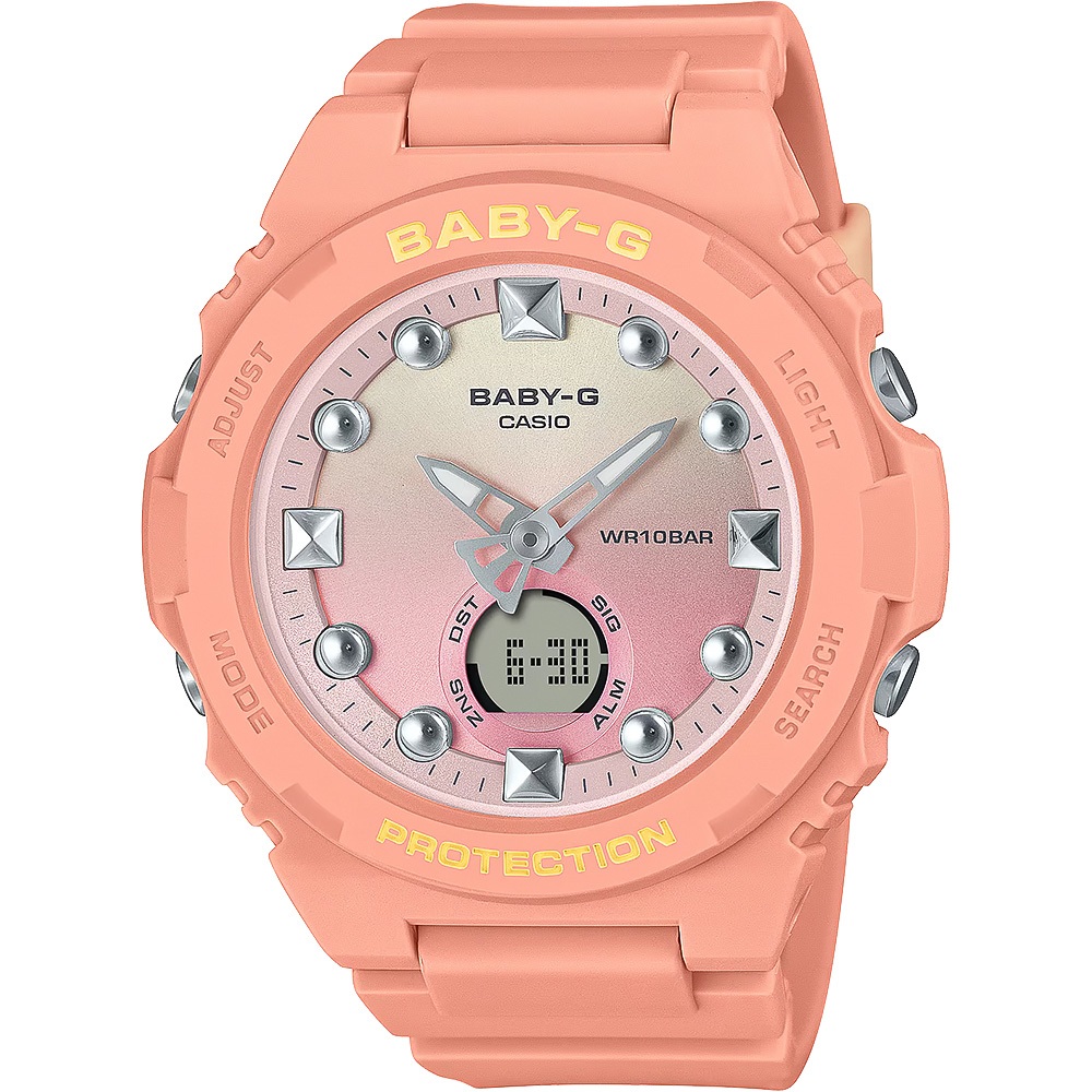 CASIO 卡西歐 BABY-G 冬日漸層女錶 手錶 BGA-320-4A1, , large