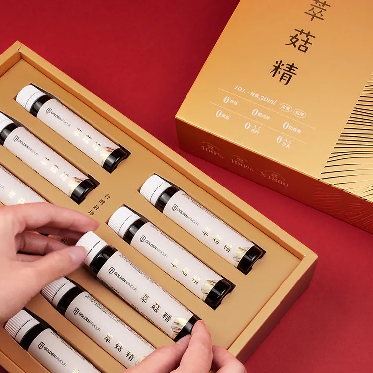 【GA黃金甲】萃菇精-素食滴雞精 #送禮#珍貴菇類精華#麥角硫因萃取#素食#健康#保養#梅子風味, , large