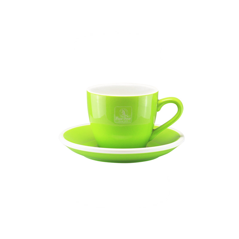 PEARL HORSE Coffee Cup & Saucer Set – JA-C200-SET-G (Green)