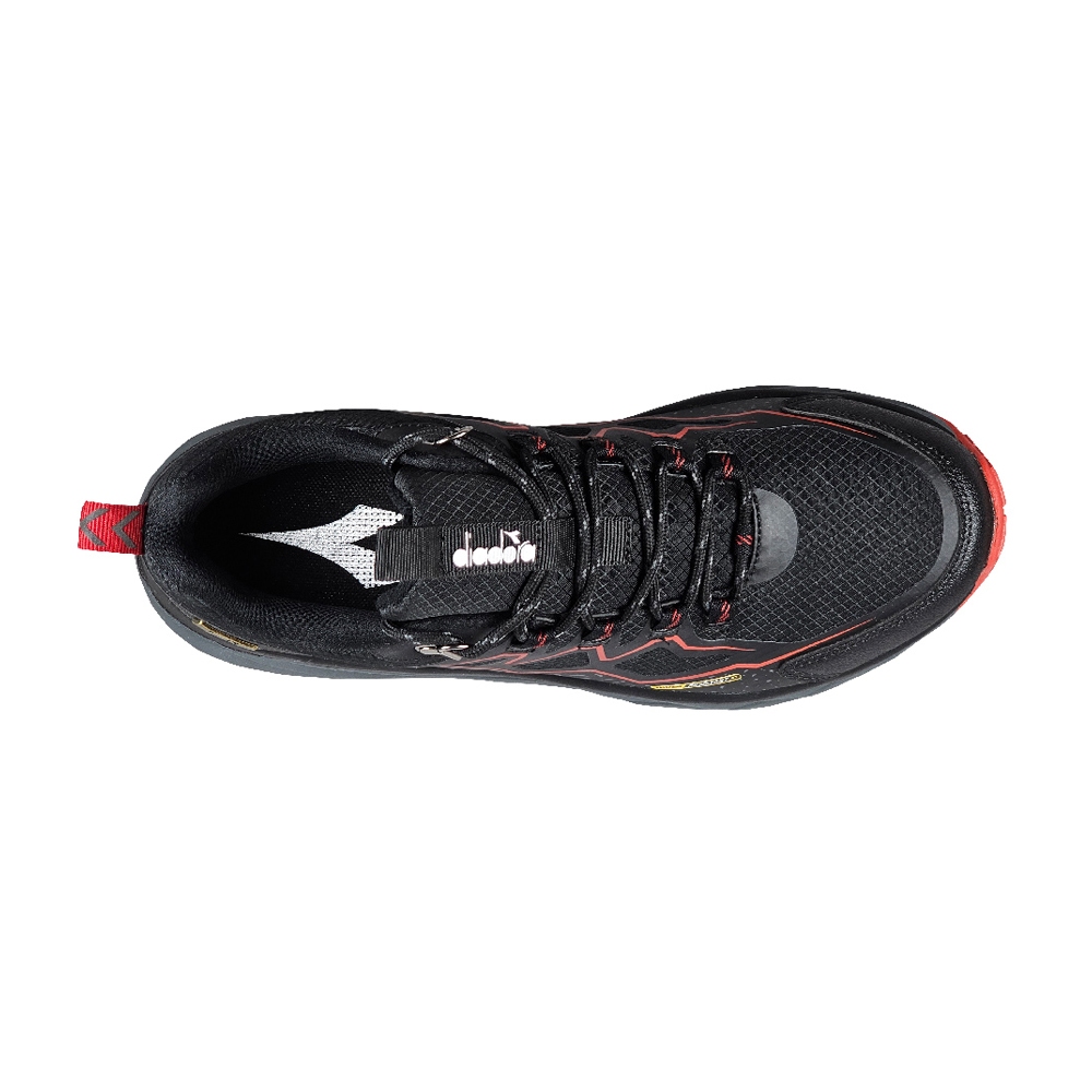 DIADORA迪亞多那 漫遊者戶外越野鞋 男運動鞋 男鞋 登山鞋 輕量 透氣 防潑水 緩衝 吸震 耐磨 防滑 灰 黑紅, , large