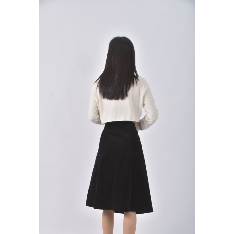 (2XL) armani collezioni質感綁帶黑色長裙二手衣, , large