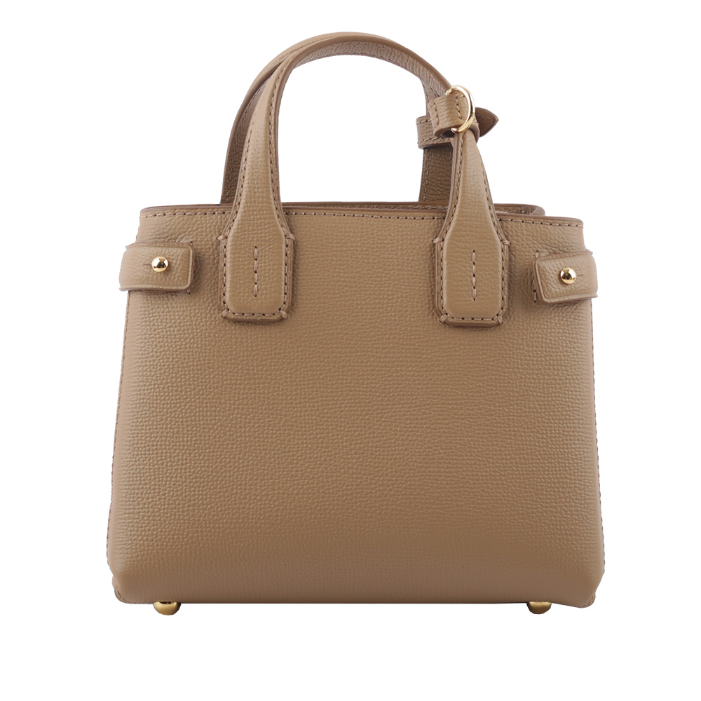 BURBERRY THE BABY BANNER HOUSE格紋皮革包/駝色, , large