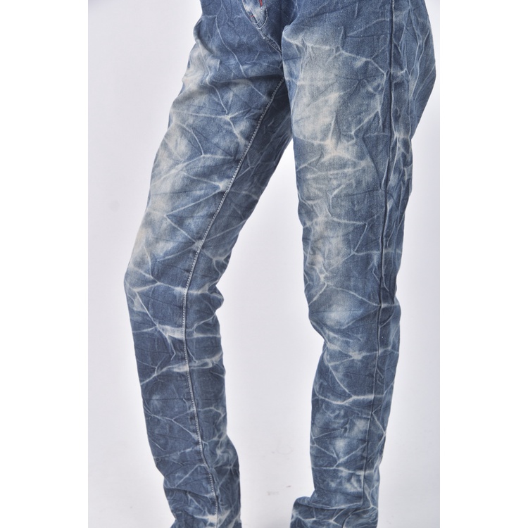 (L) airblue丹寧牛仔質感藍色長褲二手衣, , large