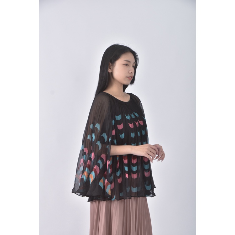 (S) moma質感黑色短袖上衣二手衣, , large