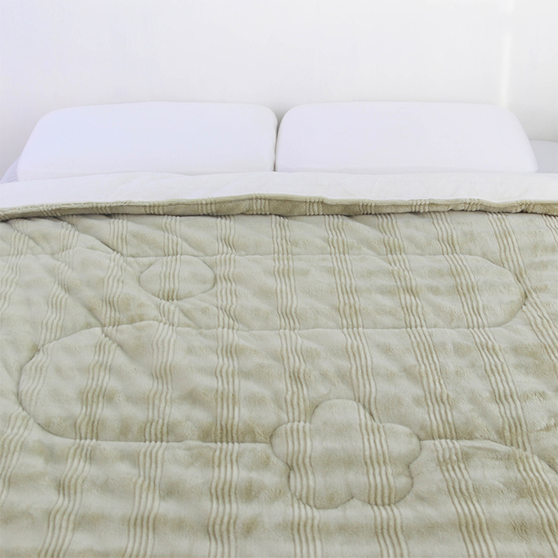 1+1棉花糖牛奶毯｜抹茶香草+舒芙蕾果醬被｜開心果醬, , large