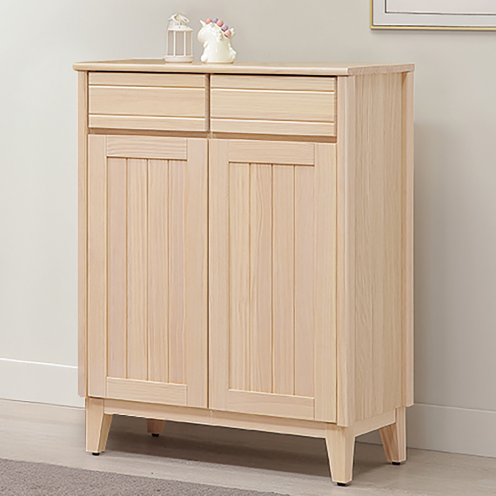 【Hampton 漢汀堡】利特多實木2.7尺鞋櫃, , large